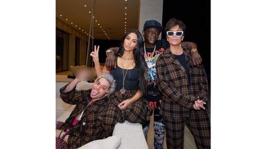 Kim Kardashian and Pete Davidson have seemingly confirmed romance rumours after they were pictured together for the first time in matching  pyjamas.